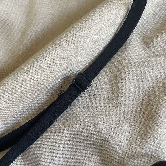 ASTR The Label Black & Nude Lace Overlay Sleeveless Mini Dress Size S Small NWOT - Picture 10 of 13